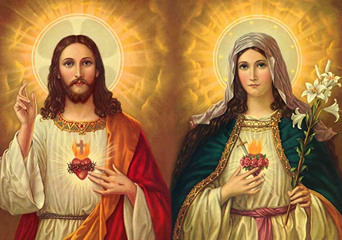 Sacred Heart of Jesus and Immaculate Heart of Mary